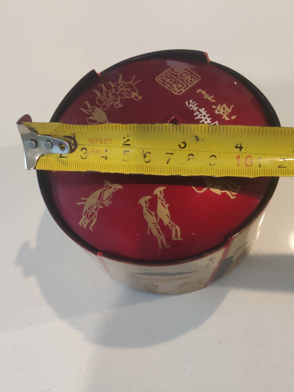 Japanese-Style Lidded Lacquerware Container or Trinket Box..... - Picture 8 of 9